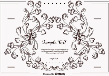 Vintage Frame Vector - vector gratuit #403659